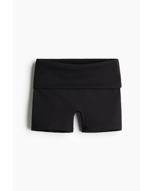 H&M Sportfietsshort Met Softmovetm in het Black
