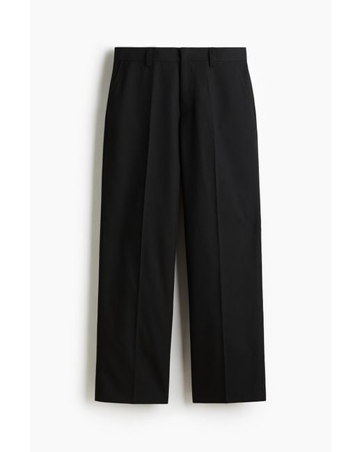 H&M Elegante Hose in Relaxed Fit in Black für Herren