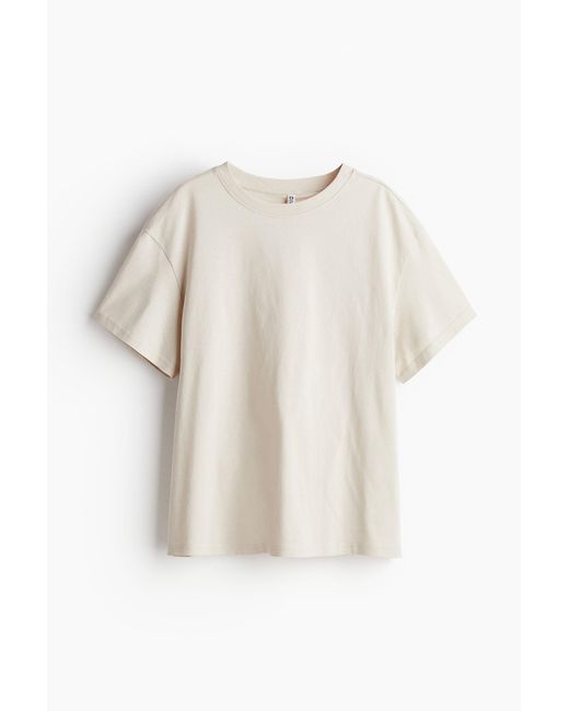 H&M Oversized T-shirt in het White