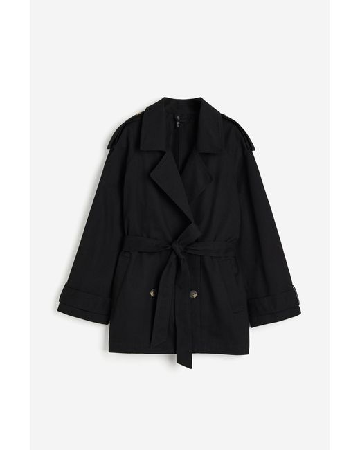 Trench-coat court H&M en coloris Black