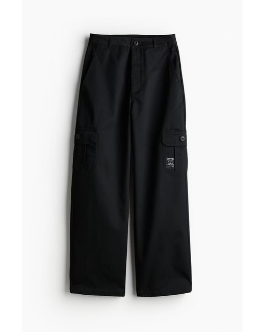 H&M Black Cargo Pants