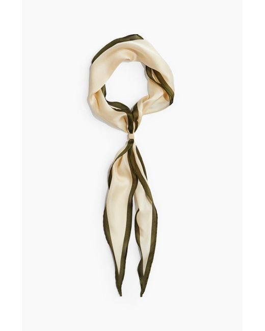 H&M Metallic Tuch mit Metallring