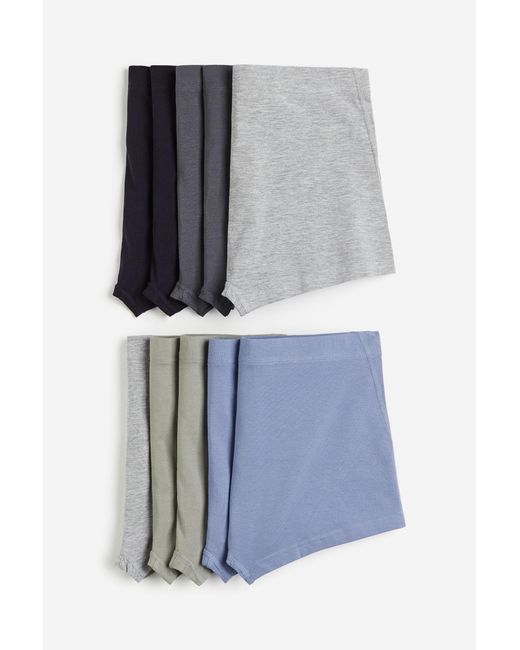 H&M 10er-Pack Kurze Trunks aus Baumwolle in Blue für Herren