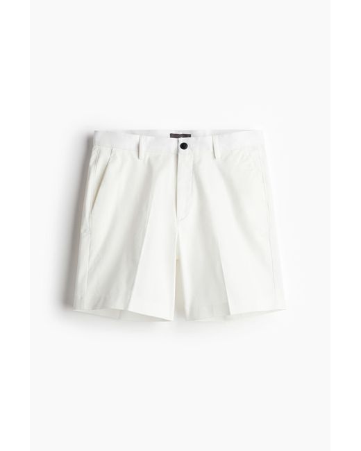H&M Chinoshorts Regular Fit in White für Herren