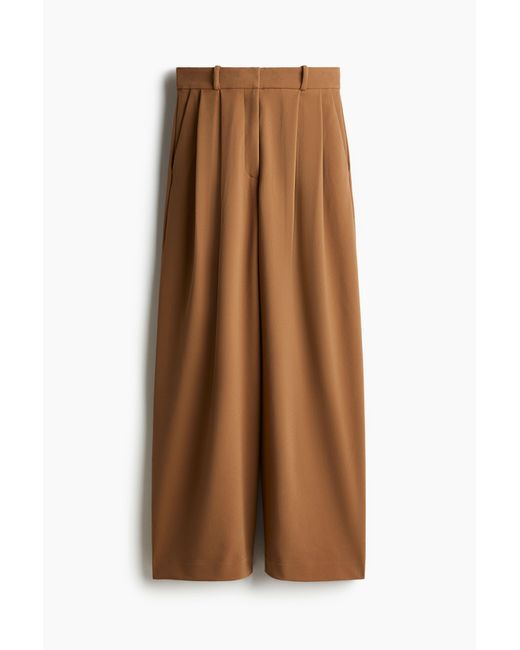 H&M Brown Weite Hose