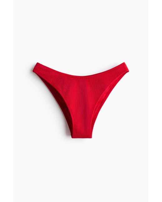 H&M Cheeky Bikinislip in het Red