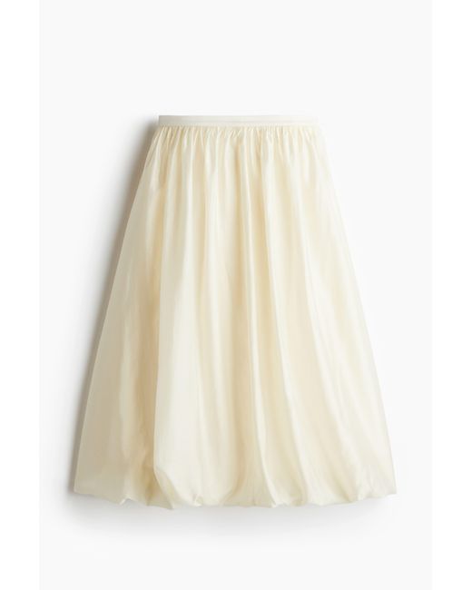 H&M White Ballonrock
