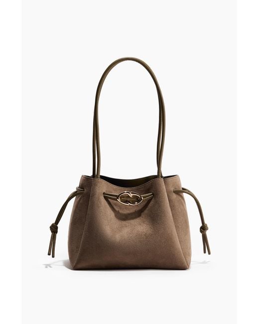 H&M Green Umhängetasche mit Kordelzug