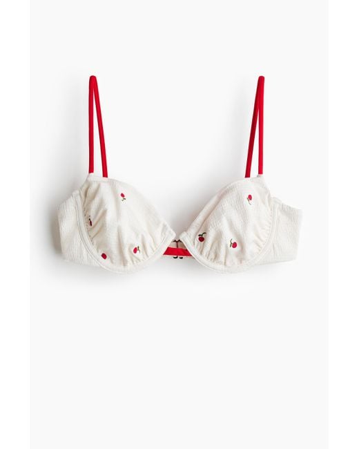 H&M Bikinitop in het Multicolor