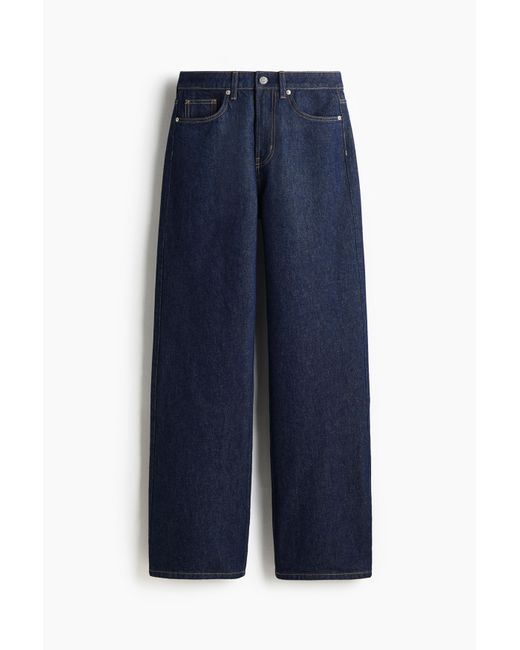 H&M Blue Wide Ultra High Jeans