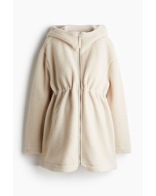 H&M Natural MAMA Before & After Teddyfleece-Jacke