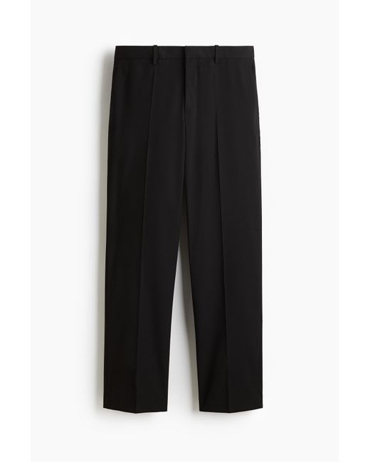 Pantalon De Costume Regular Fit H&M pour homme en coloris Black