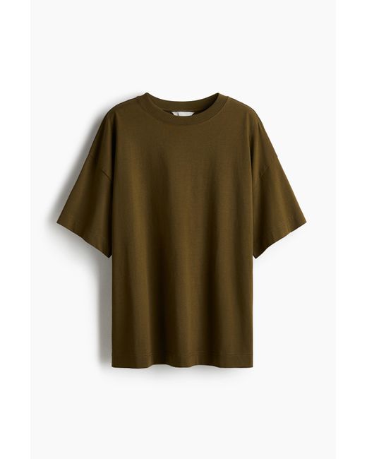 H&M Green Oversized T-Shirt
