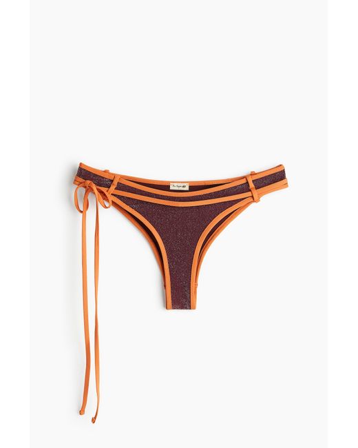 Bas De Maillot Scintillant H&M en coloris Red