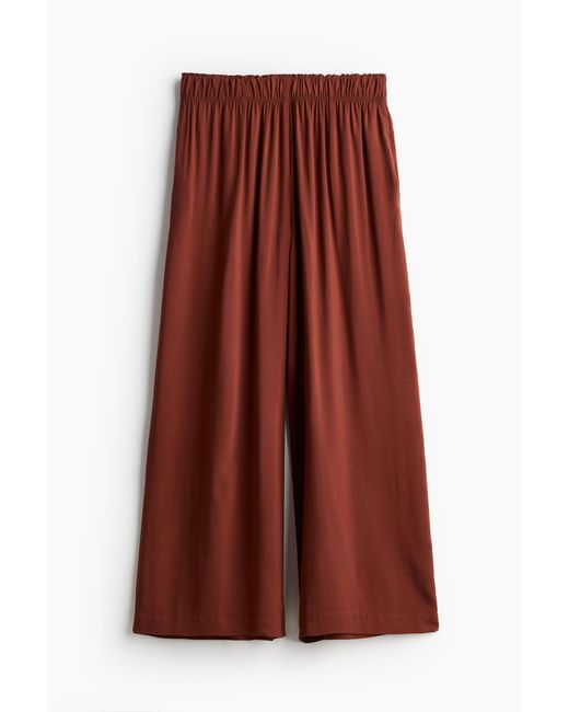 Pantalon à taille élastique H&M en coloris Red