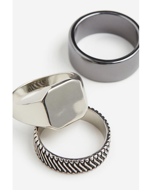 H&M Ring in Metallic for Men | Lyst