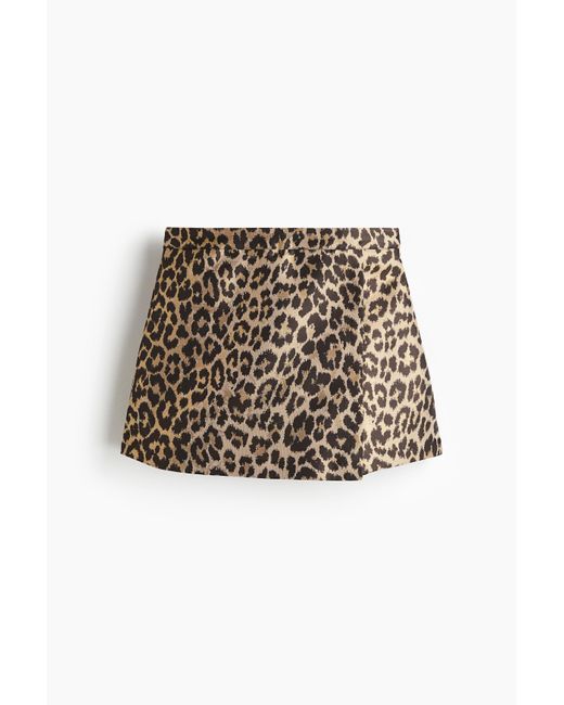 H&M Natural Skort im Wickelschnitt