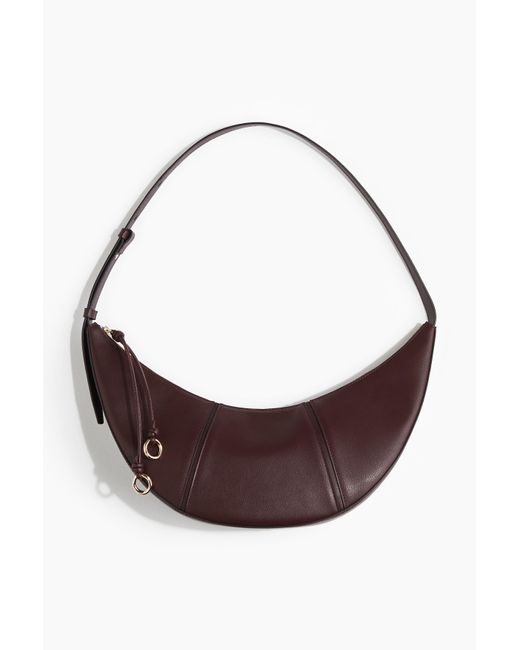 H&M Brown Geschwungene Umhängetasche