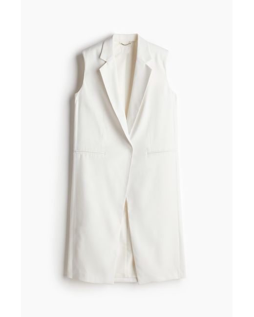 H&M White Longweste