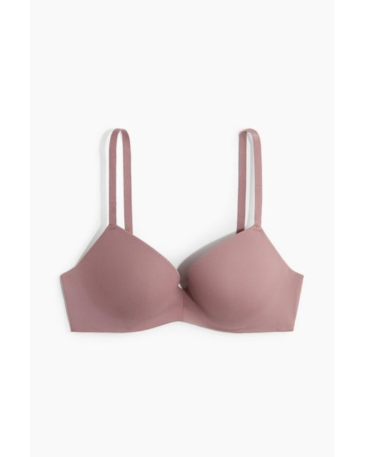 H&M Pink Push-up-BH aus Mikrofaser