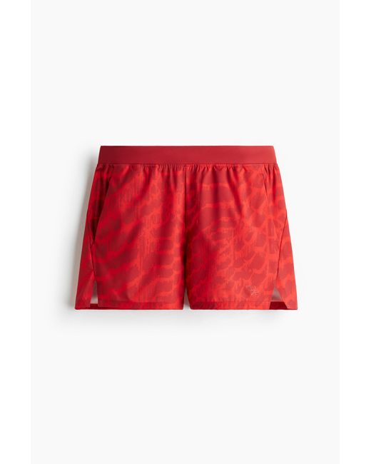 H&M Korte Sportshort Met Drymovetm in het Red voor heren