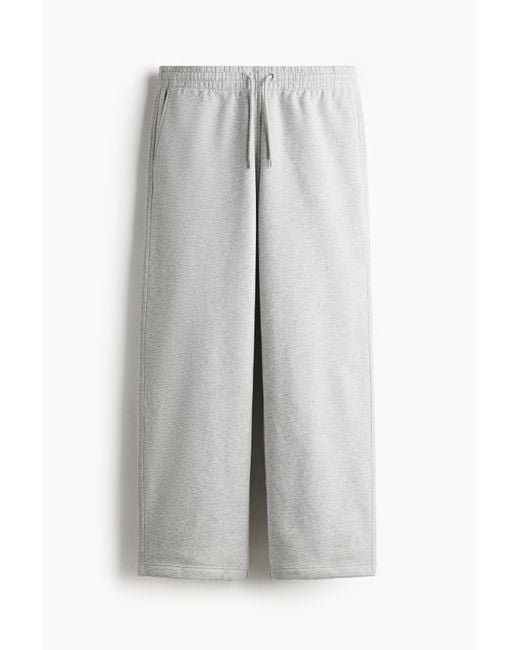 Sweatpants Loose Fit H&M pour homme en coloris Gray