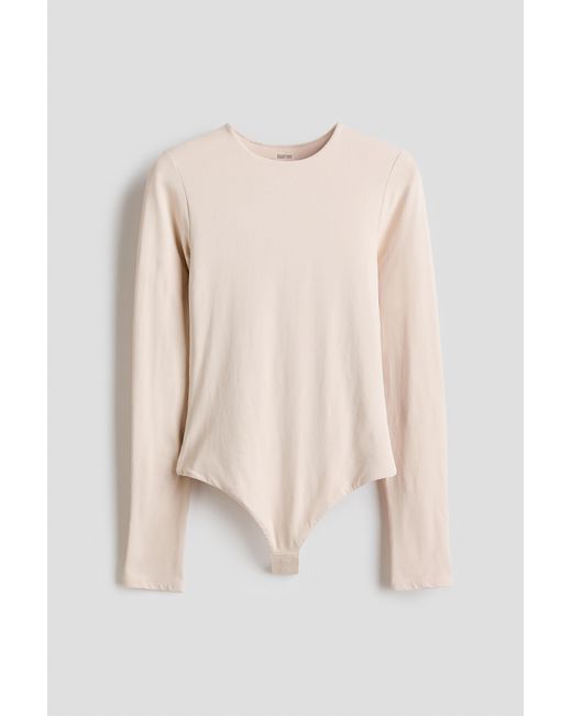 H&M Natural Sculpting Tangabody mit Langarm