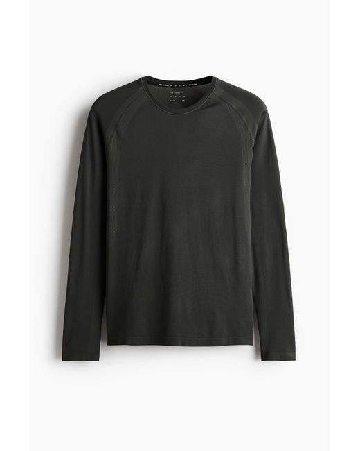 T-shirt de sport Muscle Fit DryMoveTM H&M pour homme en coloris Black