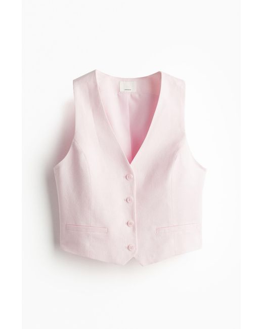 H&M Pink Anzugweste