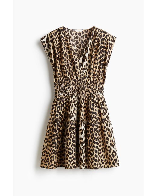 H&M Gray Baumwollkleid