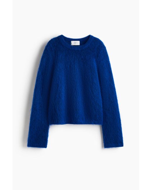 H&M Trui Van Mohairmix in het Blue