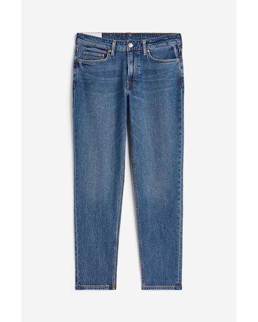H&M Tapered Regular Jeans in Blau für Herren | Lyst DE