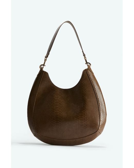 H&M Brown Umhängetasche