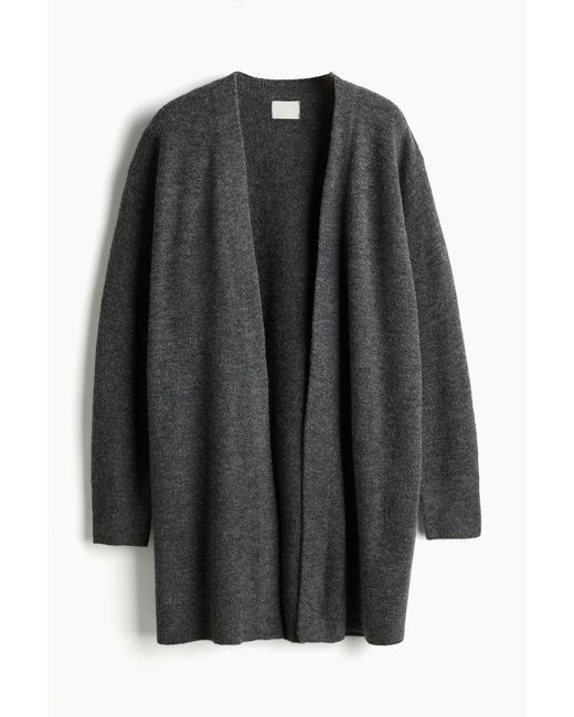 Gilet Long H M en coloris Noir Lyst