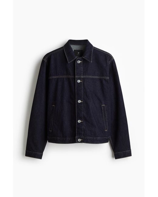 Veste Regular Fit En Denim H&M pour homme en coloris Blue