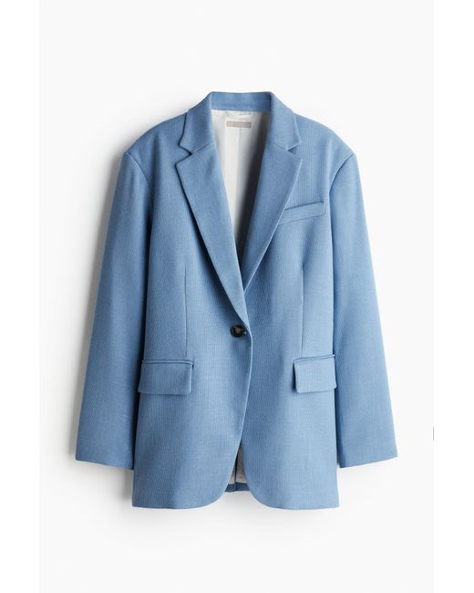 H&M Blue Oversized Blazer