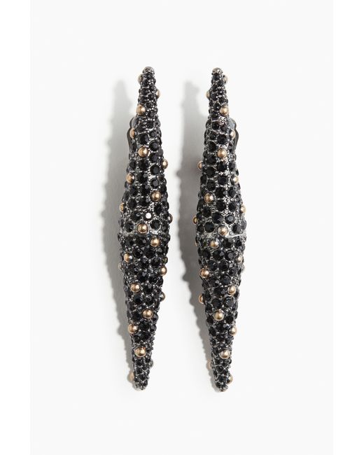 H&M Black Statement-Ohrclips
