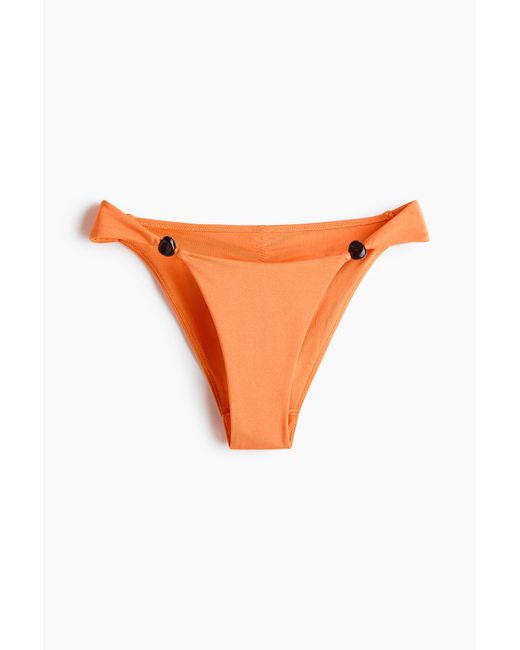 H&M Cheeky Bikinitanga in het Orange