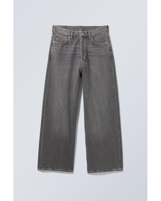 H&M Lockere Baggy-Jeans Astro in Gray für Herren