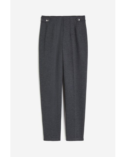 H&M Tricot Pantalon in het Gray