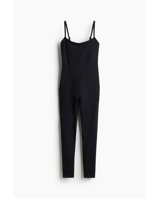 H&M Black Shape Seamless Bodysuit