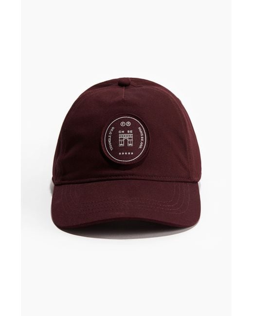 H&M Twill Pet Met Applicatie in het Red voor heren