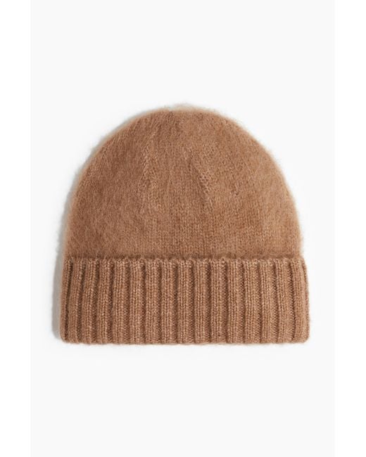 Bonnet duveteux en laine mélangée H&M pour homme en coloris Brown
