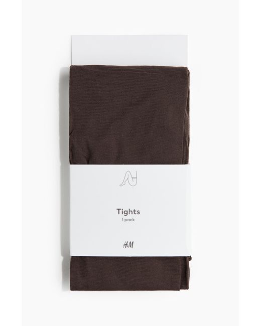 H&M White Strumpfhose 40 Denier