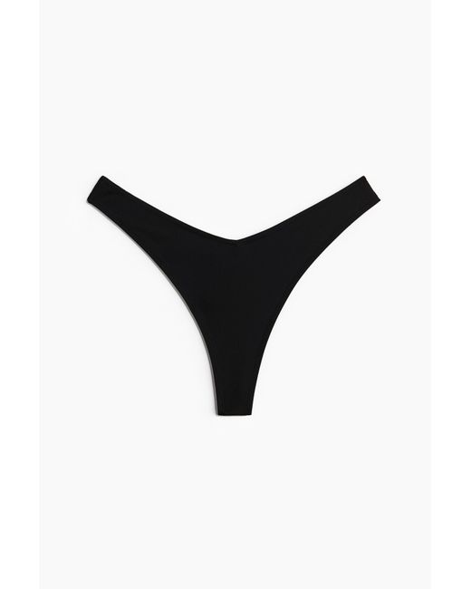 Bas De Maillot String H&M en coloris Black