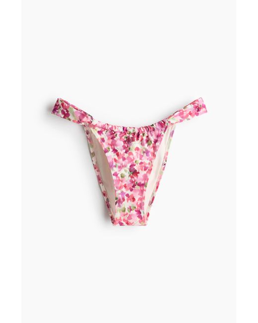 H&M Cheeky Bikinitanga in het Pink