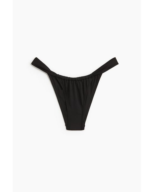 H&M Cheeky Bikinitanga in het Black