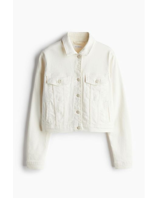 H&M White Committed To Fit Jacket