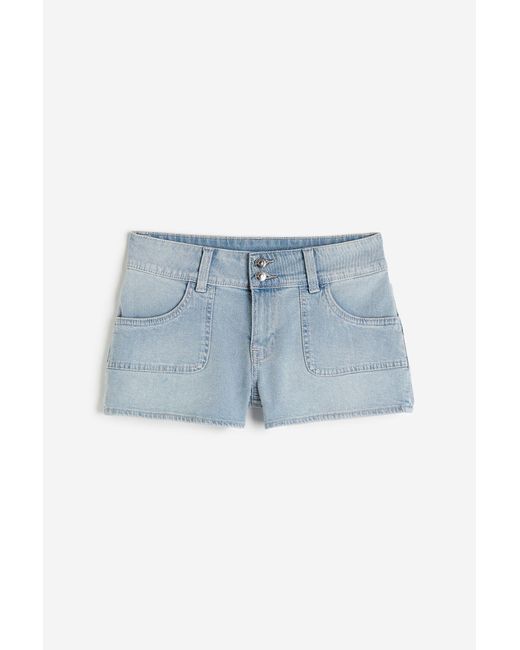 H&M Regular Denim Shorts in Blue | Lyst UK
