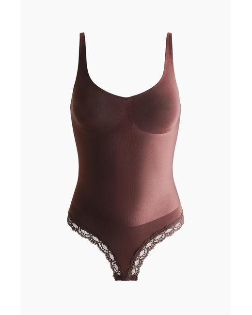 H&M Seamless Body in het Brown